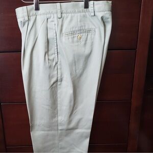 Nautica Men's Classic Fit Double Pleated Pants